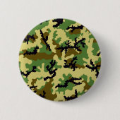 Woodland camouflage ronde button 5,7 cm (Voorkant)