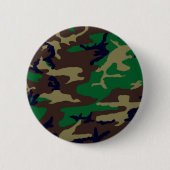 Woodland Camouflage Ronde Button 5,7 Cm (Voorkant)