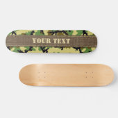 Woodland camouflage skateboard (Horizontaal)