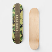 Woodland camouflage skateboard (Voorkant)