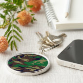 Woodland Camouflage Sleutelhanger (Zijkant)