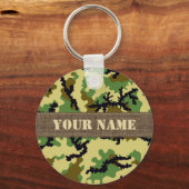 Woodland camouflage sleutelhanger (Voorkant)