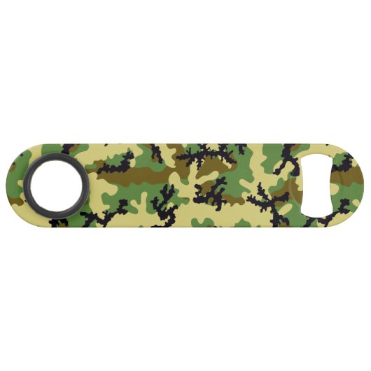 Woodland camouflage speed flessenopener (Achterkant Horizontaal)