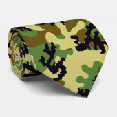 Woodland camouflage stropdas (Opgerold)