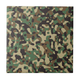 Woodland camouflage tegeltje