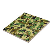 Woodland camouflage tegeltje (Zijkant)