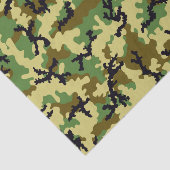 Woodland camouflage tissuepapier (Detail)