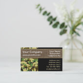 Woodland camouflage visitekaartje (Staand voorkant)