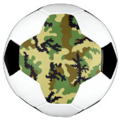 Woodland camouflage voetbal (Gedraaid)