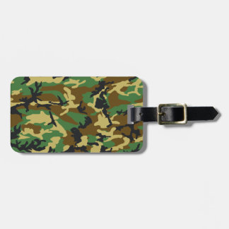Woodland Camouflagepatroon Bagagelabel