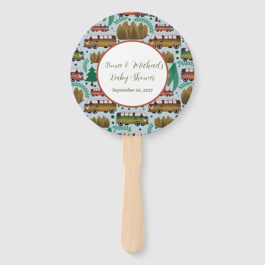 Woodland Camper Baby Jongensdouche Handwaaier (Voorkant)