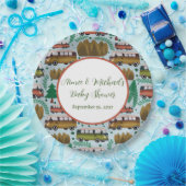 Woodland Camper Baby Jongensdouche Papieren Bordje (Feest)