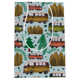 Woodland Camper Blue Medium Cadeauzakje