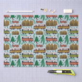 Woodland Camper Blue Tissuepapier (Craft)