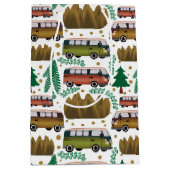 Woodland Camper Pattern Medium Cadeauzakje (Voorkant)
