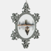 Woodland Canoe  Holiday Ornament (Links)