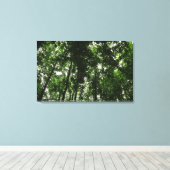 Woodland Canopy 01 Canvas Afdruk (Insitu (Houten vloer))
