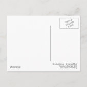 Woodland Canopy (02) - Cyanotype Effect Briefkaart (Achterkant)