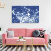 Woodland Canopy 02 - Cyanotype Effect Canvas Afdruk (Insitu (Woonkamer))