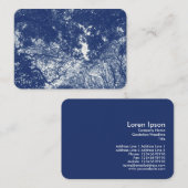 Woodland Canopy 02 - Cyanotype Effect Visitekaartje (Voorkant / Achterkant)