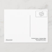 Woodland Canopy - Cyanotype Effect Briefkaart (Achterkant)