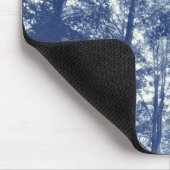 Woodland Canopy - Cyanotype Effect Muismat (Hoek)