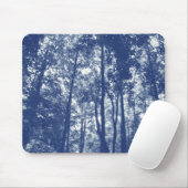 Woodland Canopy - Cyanotype Effect Muismat (Met muis)