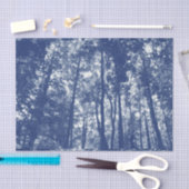 Woodland Canopy - Cyanotype Effect Tissuepapier (Craft)