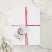 Woodland Cardinal Vakantie Cadeaulabel (Met Touw)