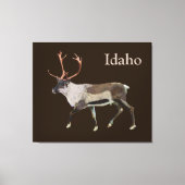 Woodland Cariou Canvas Afdruk (Voorkant)