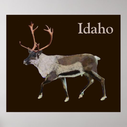 Woodland Cariou Poster (Voorkant)