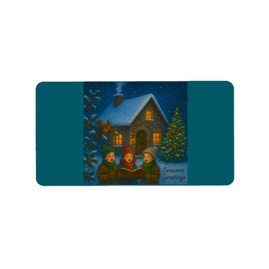 Woodland Carol Choir Etiket (Voorkant)