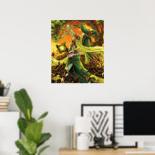 Woodland Celestial Sorcerer Poster (Thuiskantoor)