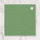 Woodland Chic groen bos dier dank u Bedankjes Labels (Achterkant)