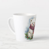 Woodland Christmas Bear Mug, Cute Holiday Fawn Cup Latte Mok (Linkerhoek)