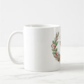 Woodland Christmas Deer Mug, Cute Holiday Fawn Cup Koffiemok (Links)