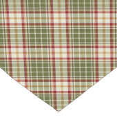 Woodland Christmas Diagonal Plaid Lange Tafelloper (Hoek)