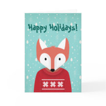 Woodland Christmas Gevouwen Kaart