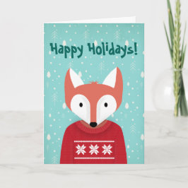 Woodland Christmas Gevouwen Kaart
