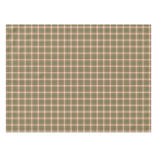 Woodland Christmas Plaid Tafelkleed (Voorkant (Horizontaal))