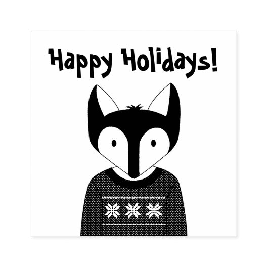 Woodland Christmas Rubber Stamp Rubberstempel (Afrduk)