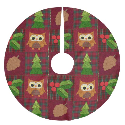 Woodland Christmas Tree Rok Kerstboom Rok (Voorkant)