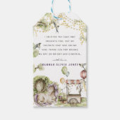 Woodland Circus | Unicorn Birthday Party Dank u Cadeaulabel (Voorkant)