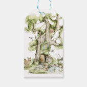 Woodland Circus | Verjaardagsfeestje Bedankt Cadeaulabel (Achterkant)