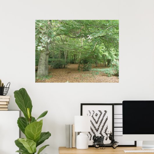 Woodland Clearing Print (Thuiskantoor)