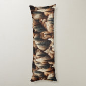 Woodland Comfort Faux Fur Lichaamskussen (Achterkant (Verticaal))