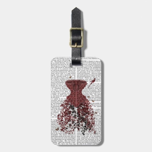 Woodland Corset 2 Bagagelabel (Voorkant verticaal)