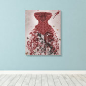 Woodland Corset Canvas Afdruk (Insitu (Houten vloer))