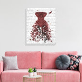 Woodland Corset Canvas Afdruk (Insitu (Woonkamer))