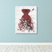 Woodland Corset Canvas Afdruk (Insitu (Houten vloer))